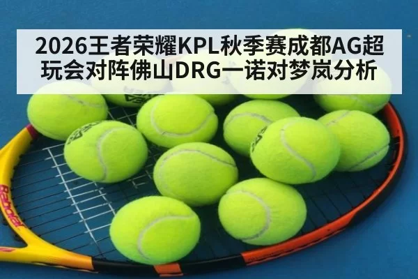 2026王者荣耀KPL秋季赛成都AG超玩会对阵佛山DRG一诺对梦岚分析